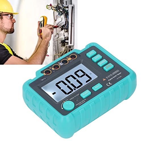 Megaohmmetro Elettrico Misurazione Accurata Tester di Resistenza Digitale Isolato Strumento di Test di Messa a Terra per Motori Cavi Interruttori Apparecchi