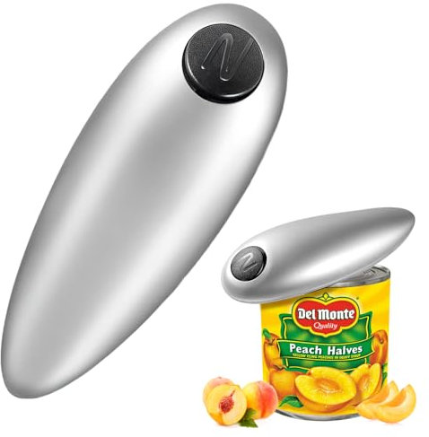 DAWRIS Abrelatas eléctrico Abrelatas eléctrico Abrelatas eléctrico Ganador de la prueba para personas mayores Abridor eléctrico de 360 ° Rotación y parada automática Ayuda a la artritis ancianos