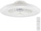 BEPER P206VEN640 Ventilatore da soffitto con luce LED, 40W, 3 Velocità selezionabili, Timer Programmabile, Ventilatore con Telecomando Incluso, Bianco