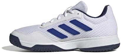 Adidas Unisex Kinder Gamespec Kids Tennis Shoes, FTWR White/Lucid Blue/Dark Blue, 35 EU