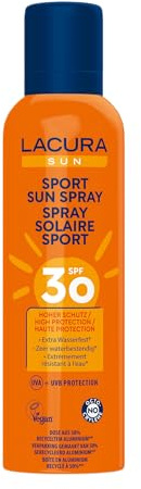 Lacura Sun Sport Sun Spray – Solspray 30 SPF | Högt skydd | No Octokrylen