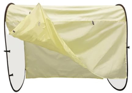 Baoblaze Abdeckung für Wäscheständer zum Aufhängen, Kleidersack, wasserabweisend, Winddicht, für Zuhause, drinnen und draußen, Staubschutz für Kleiderständer, 1.6 M mit Vorhang