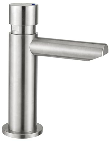 Grifo de lavabo temporizado serie INOX con mando pulsador - Idral