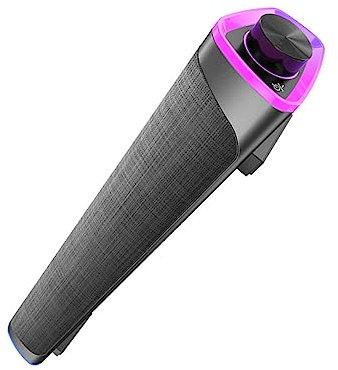 DOITOOL Slim Stereo Speaker Music Player Computer Sound Box Dual Speaker Sound Box Home Office Soundbar