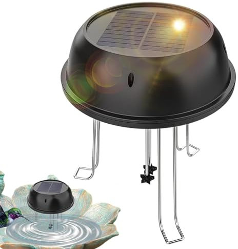 Solar Water Wiggler, Bird Bath Water Mixer, Backyard Decoration with Bracket, Pond Bubbler, Decorative Basin Circulator, Ideal for Garden, Outdoor Feature