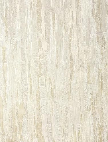 Vymura M95697 Gianni Plain Heavyweight Vinyl Wallpaper, Cream