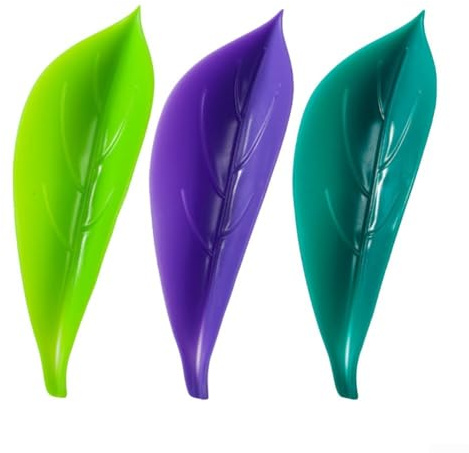 30 imbuti per irrigazione delle piante a forma di foglia per un'efficace idratazione delle radici, adatti per giardinaggio interno ed esterno (viola, 30 pezzi)
