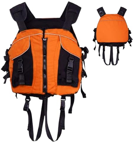 Chaleco de natación para adultos - Chaleco de rescate de flotabilidad, traje de kayak transpirable | Equipo de flotación ligero para canoa, rafting, tabla de pádel, deportes acuáticos, surf