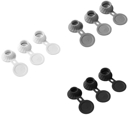 Flaroey Inverted Bottle Cap Shower Gel Shampoo Leakproof Bottle Cap Kitchen Seasoning Bottle Plastic Cap