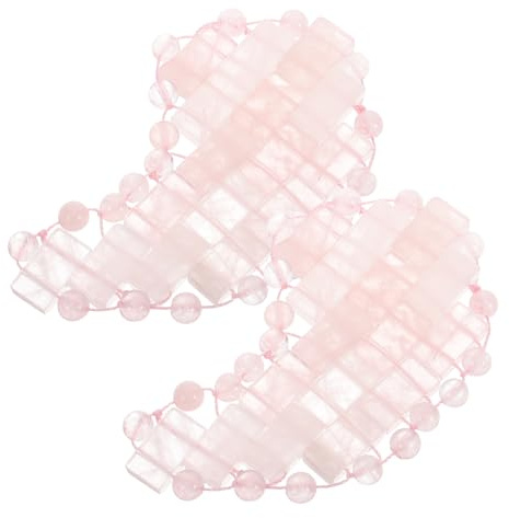 Garneck Jade Augenmasken 2 Stück Kühlend und Beruhigend aus Natürlichem Jade zur Augenmassage gegen Schwellungen Entspannend für Erholsamen Schlaf und Reisen