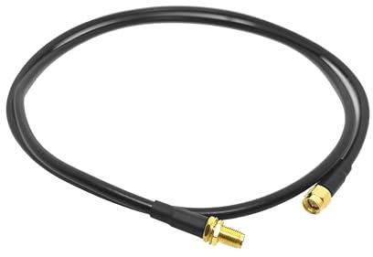 EXOTUF Cavo coassiale LMR200 da 50 Ohm - Cavo ponticello passaparete maschio-femmina for dispositivi wireless e telecamere IP(100ft)