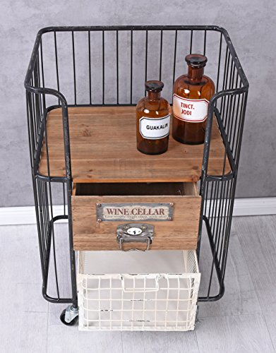 Barwagen Vintage Servierwagen Trolley Table Teewagen Art Deco Hausbar lof009 Palazzo Exklusiv