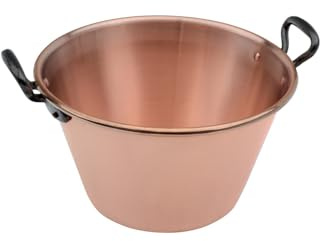 BAUMALU 207021 gelépanna slät yta med järnhandtag, diameter 26,5 cm. 1,7 mm tjock, flerfärgad