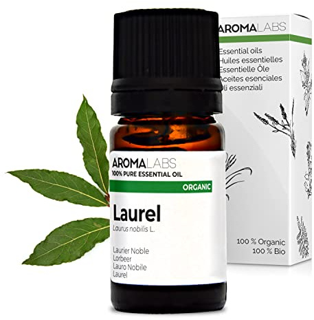 Laurel Noble BIO (Laurus nobilis) - 5 mL - Aceite Esencial Quimiotipado y Certificado AB - Aroma Labs
