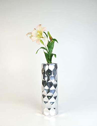 Artra Design GmbH Aluminiumvase 'Space' M - Hoch, Dekoration, Blumenvase und Tischvase 32 cm