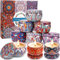 BEYAOBN Velas Aromaticas 9 Piezas Juego De Regalo De Velas Perfumadas, Vela Aromática Regalo de Velas de Aromaterapia Cera de Soja Natural Velas Decorativas Vela de Viaje para Yoga Baño Dormitorio