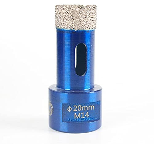 Raizi Vacuum Brazed Diamond Core Drill Bit Diamond Hole Saw for Porcelain Tile, Ceramic, Granite,Marble, Stone& Concrete (20mm)