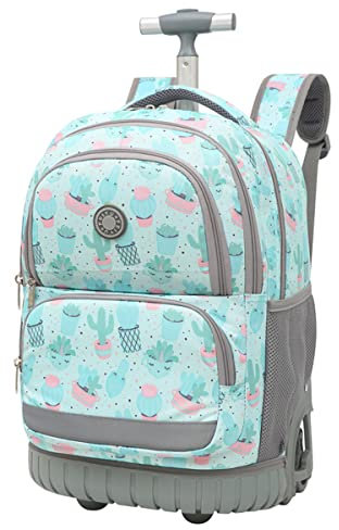 SYDARSYN Trolley Rucksack mit Rollen für Jungen Mädchen Schulranzen Kinder Schultrolley Schultaschen Grundschule Schulrucksack Kinderrucksack Laptop Rucksack