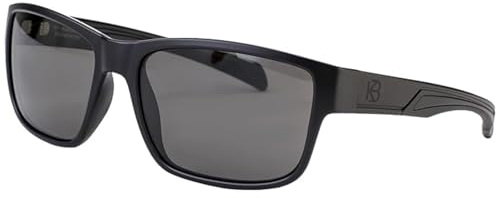 BUNVICK Polarisierte Hochleistungs-Sonnenbrillen aus Echtem Glas für Männer und Frauen, italienisches Design, Anti-Glare, UV400, Corning Echtes Glas Linsen（6201 Milan Gray）