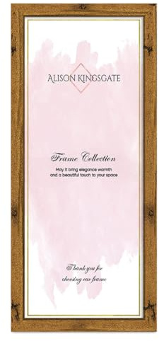 Alison Kingsgate Modern Rustic Oak Picture Frame for Photos - 100x50CM | Engineered Wood, Shatterproof Perspex Front, Ideal for Wall Art Display, Posters, Documents, Certificate & Home Décor