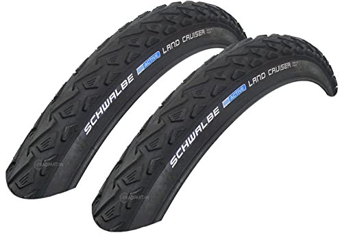 2X Schwalbe Land Cruiser 42-622 Drahtreifen K-Guard 28x1.60 Fahrradreifen Mantel
