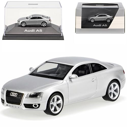 A*u*d*i.A5 A 5 Coupe EIS Silber Eissilber Ho H0 1/87 Herpa Modellauto Modell Auto