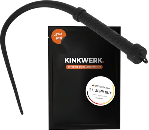 KINKWERK Silikon Peitsche | Elegantes Design | Flexibel & Robust für Fortgeschrittene | Multifunktional & Hygienisch | BDSM