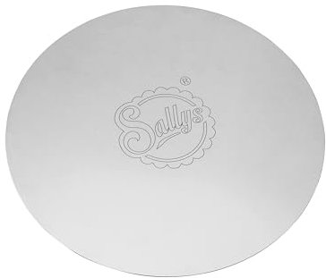 Sallys Tortenbodenheber Rund - 32 cm Durchmesser - Kuchenschaufel Ideal zum Umsetzen & Dekorieren - Platte aus Rostfreiem Edelstahl - Spülmaschinenfest