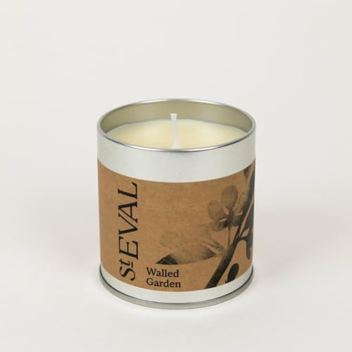 St. Eval | Walled Garden Scented Tin Candle | Refreshing Fragrance of Spring Flowers | Made in Cornwall | 45 Hours Burn Time| Great Gift