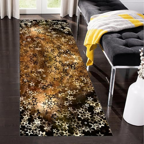 Teppich Läufer, Extra Lange Läufer Teppiche für Flur rutschfest 60 x 180 cm Küchenteppich Waschküche Maschine Waschbar Küche Bodenmatte Teppichläufer Flur für Eingang Schlafzimmer Treppe Badezimmer