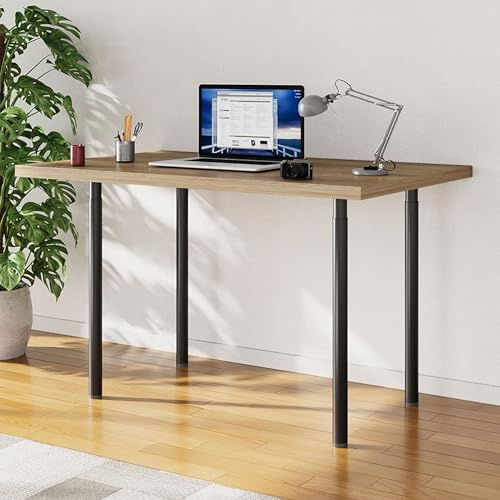 INMOZATA 4PCS Adjustable Table Legs DIY Furniture Legs 70-110CM Metal Table Legs with Screws & Floor Protectors for DIY Table Desk Breakfast Bar Stand