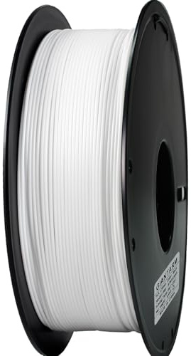 GIANTARM PLA Filament 1.75mm,3D Drucker Filament PLA 0.5 kg Spule(1,1 lbs),MaBgenauigkeit +/- 0,02mm,3D-Druck-Filament für 3D-Drucker (Weiß)