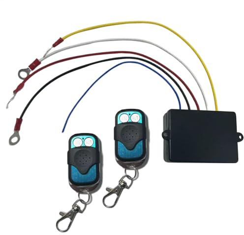 Verta Wireless Remote, telecomando per verricello fuoristrada auto, telecomando elettrico wireless da 12 V 24V Auto, Kit di controllo del verricello