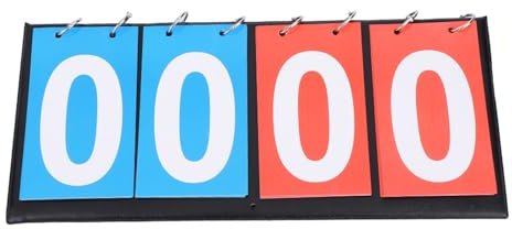 Tabletop Flip Scoreboard, 2 Digit Portable Flip Sports Scoreboard Score Counter for Table Tennis, Basketball, Volleyball (Two-person scoreboard) (Three Scoreboards) (Four-digit scoreboard)