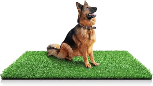 STARROAD-TIM 100 x 150 cm Alfombra de Césped Artificial de para Perros, para Interiores y Exteriores, Césped Falso para Perros, área de Entrenamiento para Patio, Decoración de Césped