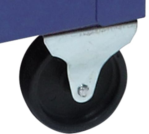 Rueda fija para carros 4x1', alta resistencia, fácil instalación, ideal para transportes ligeros y uso en muebles o equipos móviles.