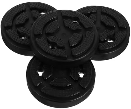 SOPOTUTU 4 Piezas Tacos de Goma para Elevador de Coche Soporte Resistente para Gato Hidráulico Almohadillas de Goma Duraderas para Protección de Dos Postes Accesorios para Taller Automotriz