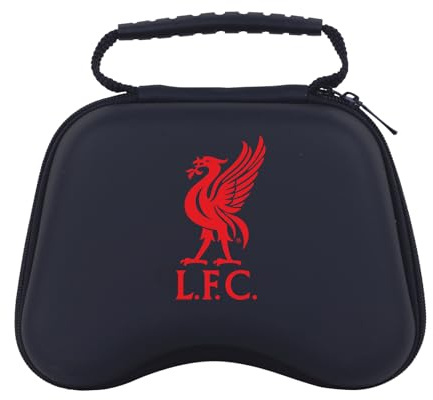 Head Case Designs Officially Licensed Liverpool Football Club Red Liverbird Graphic Logo Hard Storage Travel Carry Case Compatible With Sony PS5 DualSense & Xbox Controller