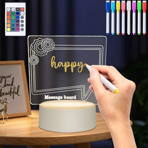 Herbst Geburtstagsgeschenke für Mädchen, Frauen, Nachttischlampe Mit LED Letterboard Personalisiertes Geschenke für Freundin, Schwester, Mama, Muttertag, Weihnachten, Geburtstage(Momente festhalten)