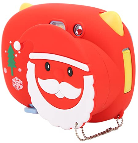 RASTKY Videocamera Istantanea per Bambini da 24 MP Fotocamera Digitale Multifiltro Videoregistratore per Bambini, Videoregistratore (Macchina blu + conchiglia natalizia)