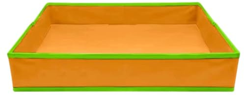 Generico Mesa sensorial de exterior – Bandeja plegable con juegos | Mesa de actividades impermeable de tela no tejida, para actividades en interiores, playa, jardín, escuela materna, casa, patio