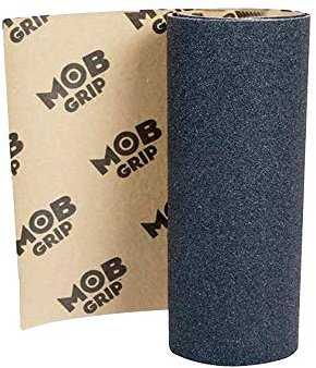 Mob Skateboard Grip Tape Sheet Black 33 Long X 9 Wide - No Bubble Application (Mob Grip Tape 33 x 9 (3 Sheets)