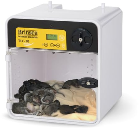 Brinsea TLC-30 Advance Portable Pet Brooder Incubator for Puppies, Kittens, Small Mammals with Heating and Temp Control, Newborn Puppy Incubator for Kittens, Birds and Other Animals