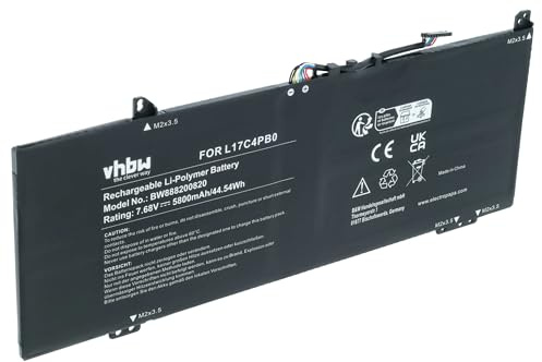 vhbw Akku kompatibel mit Lenovo IdeaPad 530s-14IKB | 530S-15IKB, 530S-15IKB (81EV) Notebook (5800mAh, 7.68V, Li-Polymer)