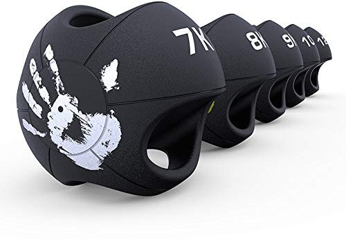 Hua Medizinbälle Fitness Binaural Medizinball, Vollgummiball, Fall Widerstand Fitnesstraining Gravity Ball, 3kg, 4kg, 5kg, 6kg, 7 Kg, 8 Kg, 9 Kg, 10 Kg, 12 Kg (Size : 10kg/22lb)