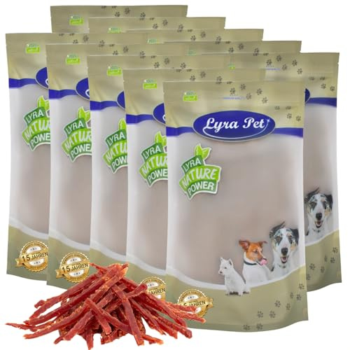 Lyra Pet® 10 kg Entenbrustabschnitte - Kausnack für Hunde | Leckerli für Hunde - Proteinreicher Kauartikel mit Ente - Idealer Belohnungs- und Trainingssnack - Gut verträglich