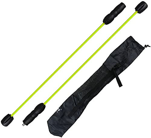 Fitness Schwingstab Pilates Yoga Stange Tremor Bar vibrierende Fitness-Stange Fitness Stretch Bar Fitness Fitnessgeräte Body Workout Training Muskel Multifunktionaler Bauch Parallel Stick Elastische