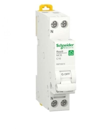 Schneider Electric Leistungsschalter R9P35616-1P+N- 16A curve C