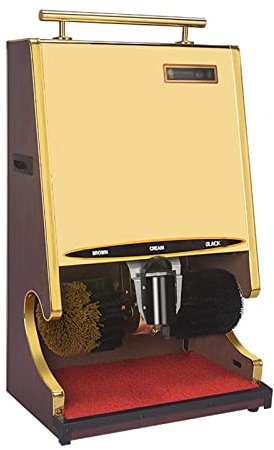 Lucidascarpe Induzione Automatica,Macchina per Occasioni Pubbliche Applicata a Lucidascarpe Elettrico Lobby dell'Hotel Lustrascarpe per la casa Spazzola per Scarpe Elettrica Macchina per Scarpe (B)