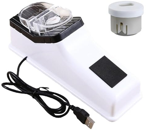 Aiguiseur De Couteaux Électrique - Eguiseur De Couteau Antidérapant, Aiguisoir Électrique Avec Meules En Diamant, Affûteuse De Couteaux Rapide, Affuteur Pour Les Couteaux À Lame Droite
